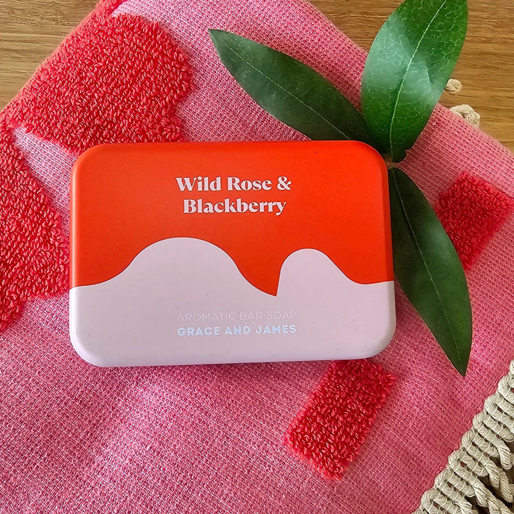 Bar Soap Wild Rose & Blackberry - Aromatic Bar Soap 110G