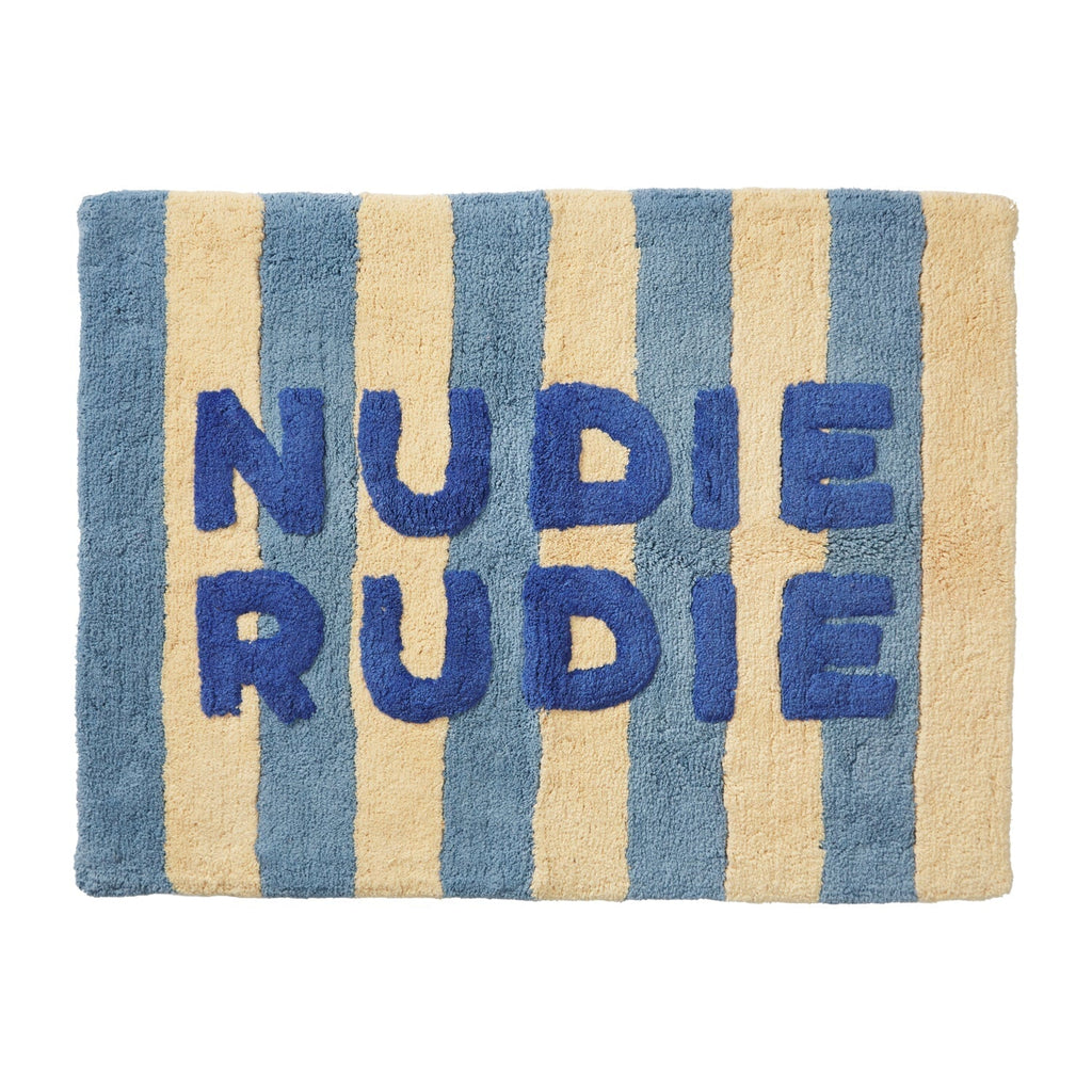 Bath Mats & Rugs Ira Nudie Rudie Bath Mat - Blue Jean