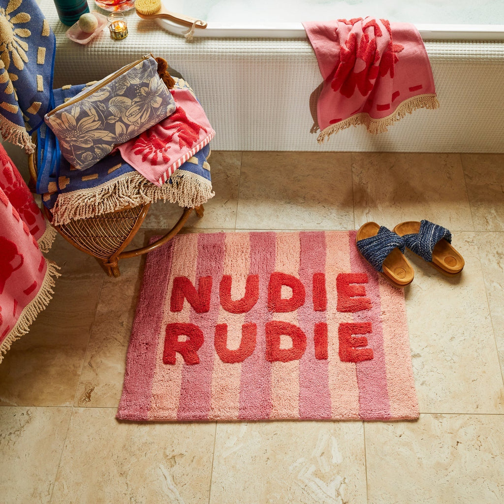 Bath Mats & Rugs Ira Nudie Rudie Bath Mat - Posy