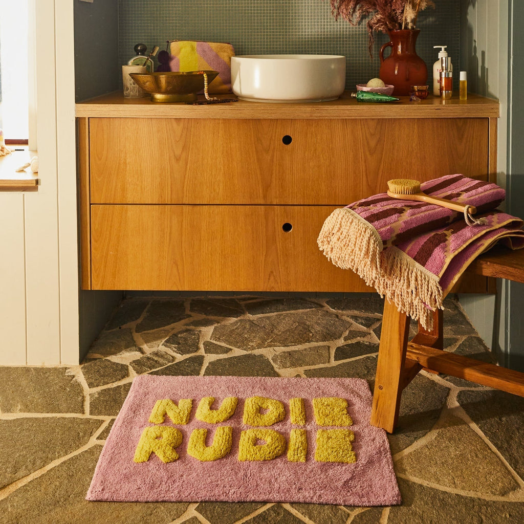 Bath Mats & Rugs Tula Nudie Bath Mat Mini - Mauve