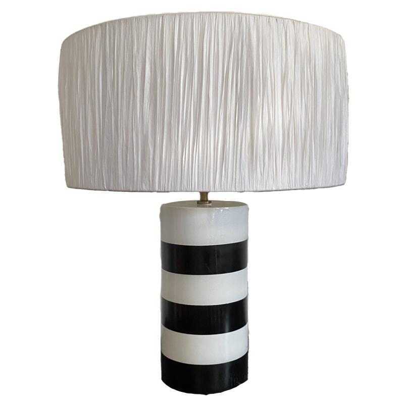 Lamp Shades Drum Shade - Raffia Large - White