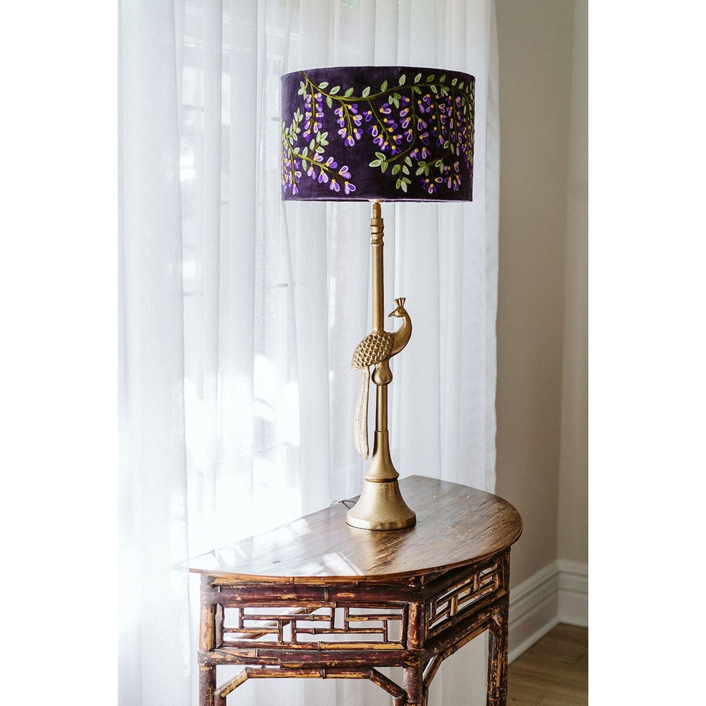 Lamp Shades Drum Shade - Wisteria - Lilac / Purple