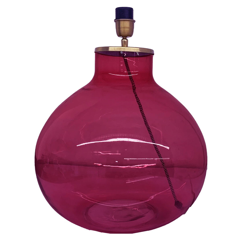 Lamps Glass Ball Lamp Base - Pink