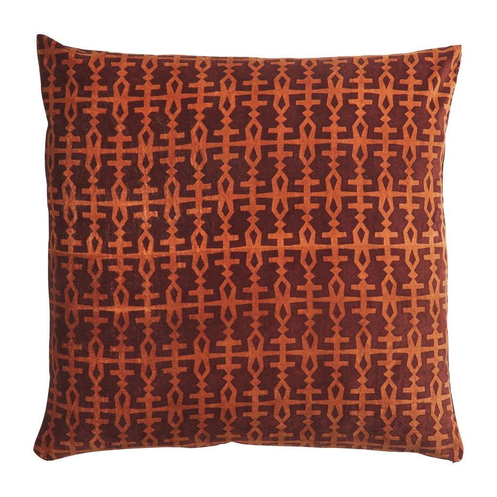 Amata Velvet Cushion - Clove