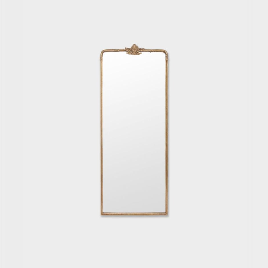 Mirrors Lorraine Antique Brass Mirror 70X180cm