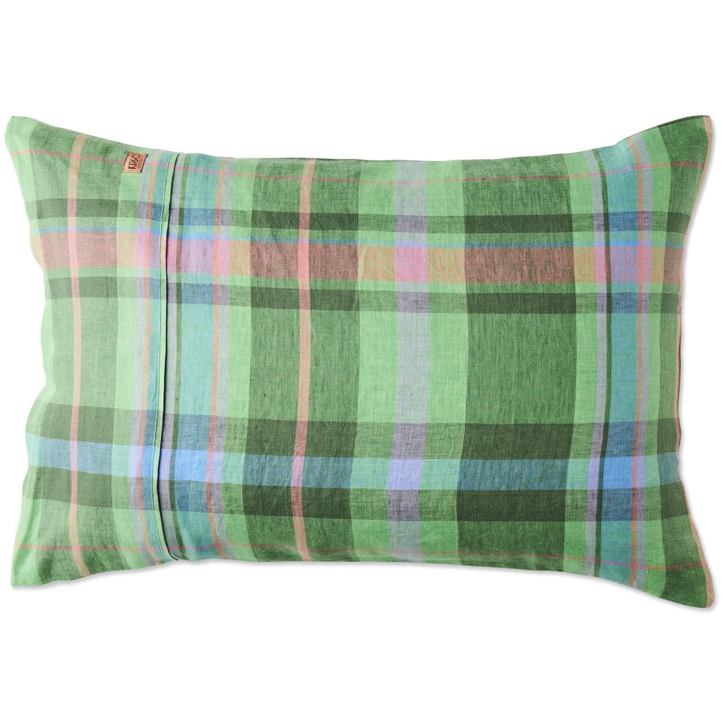 Pillowcases & Shams Jewel Of The Nile Tartan Linen Pillowcases Standard Set Of 2