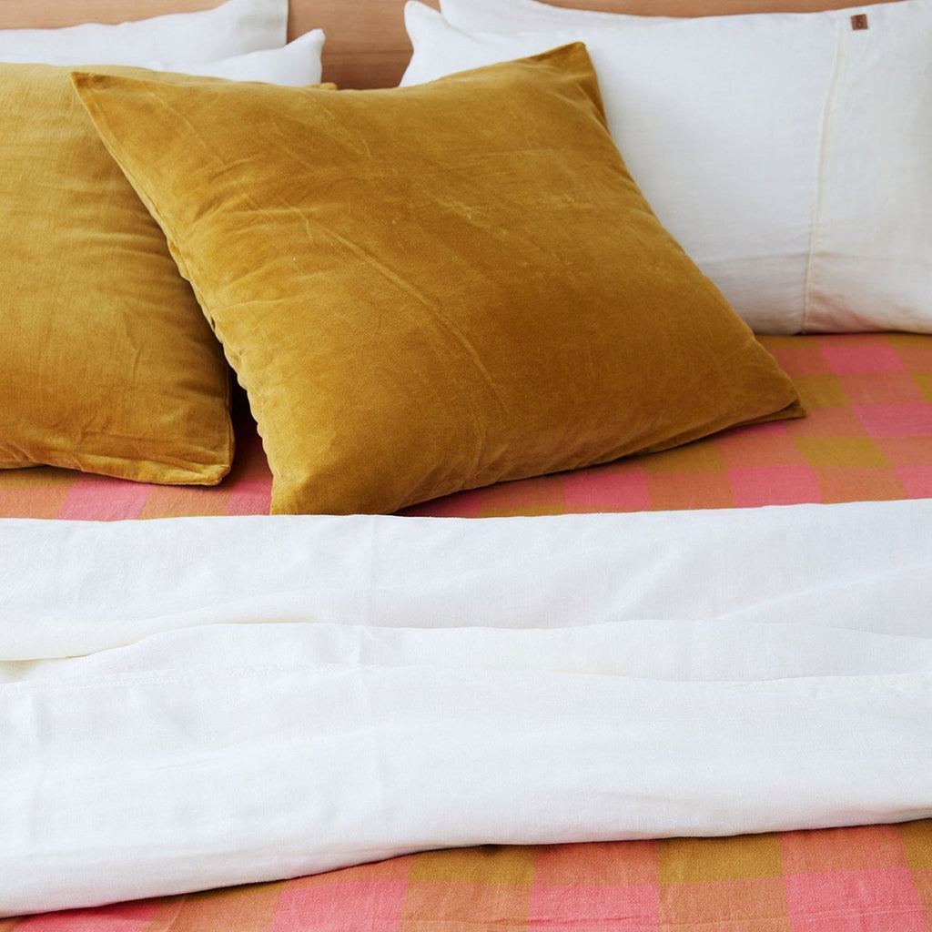 Pillowcases & Shams Pecan Velvet European Pillowcases