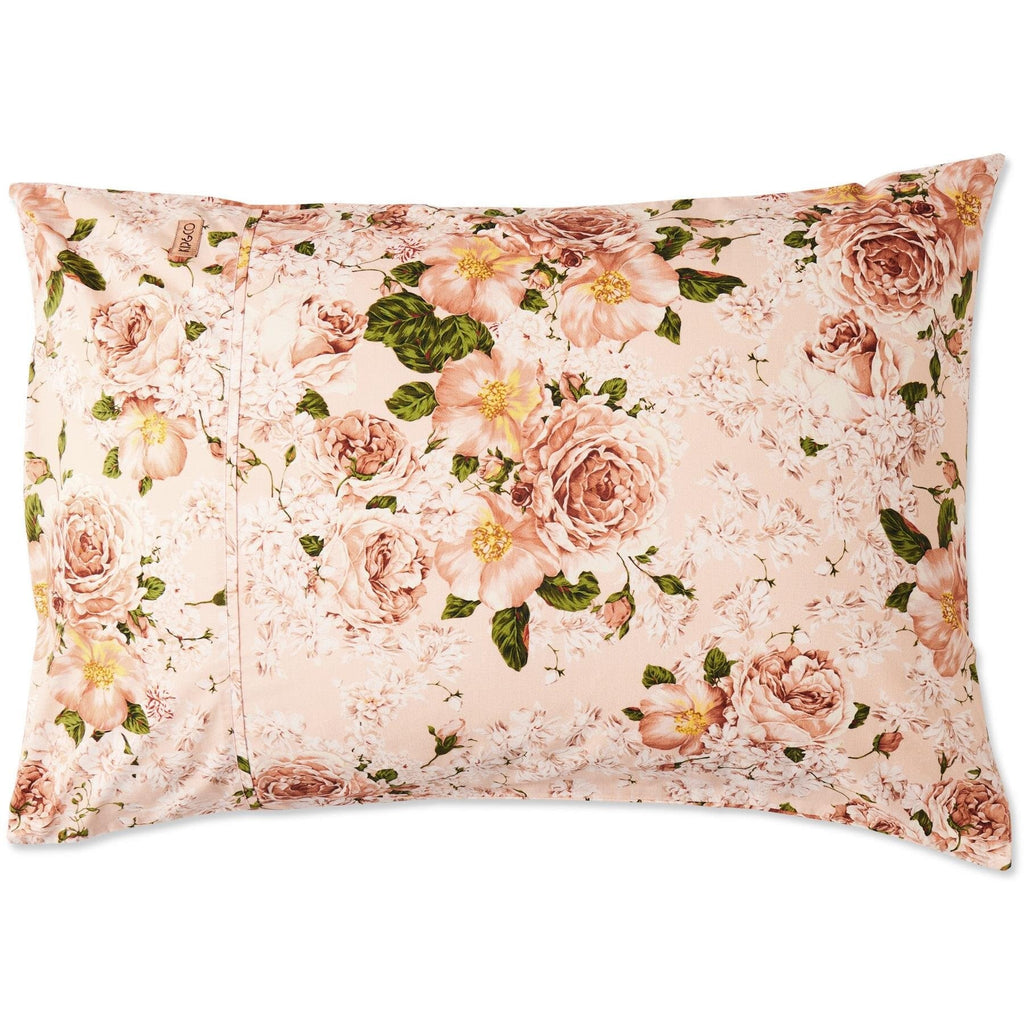 Pillowcases & Shams Rose Garden Organic Cotton Pillowcases Standard Set Of 2