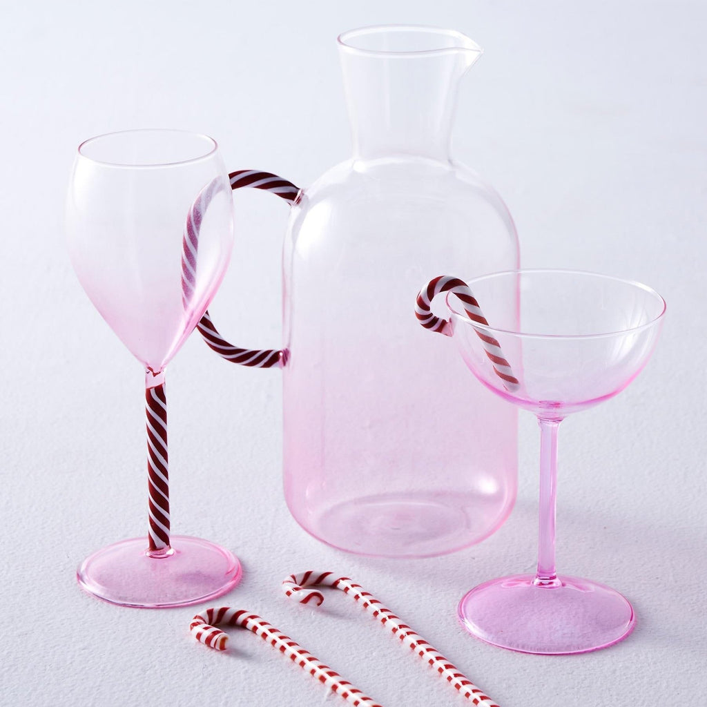 Serving Pitchers & Carafes Candy Cane Water Jug