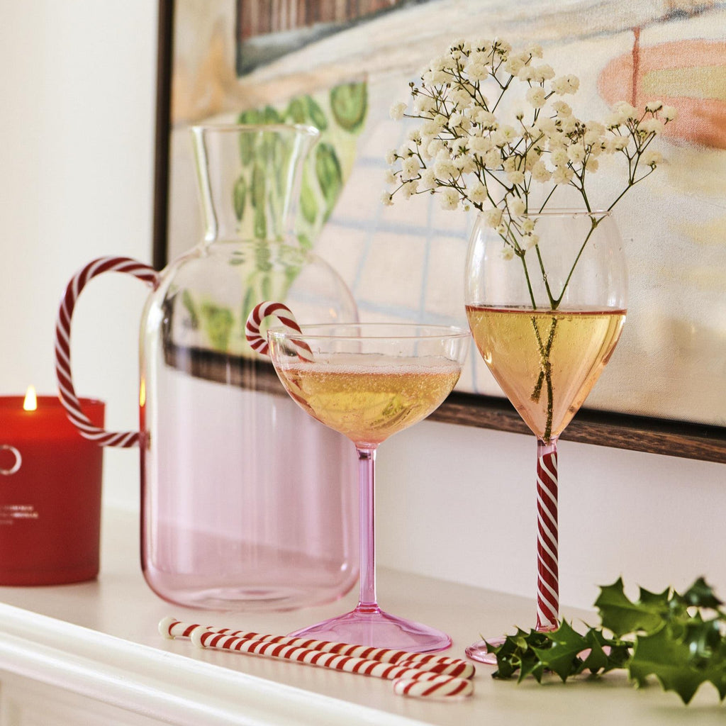 Serving Pitchers & Carafes Candy Cane Water Jug