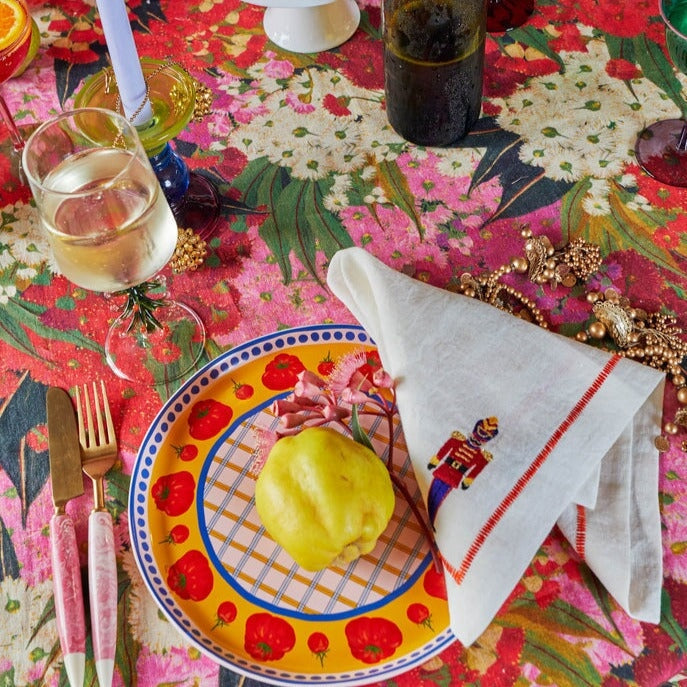 Tablecloths Bush Christmas Round Linen Tablecloth