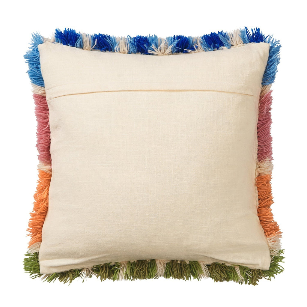 Throw Pillows Aloki Shag Cushion - Rosewater