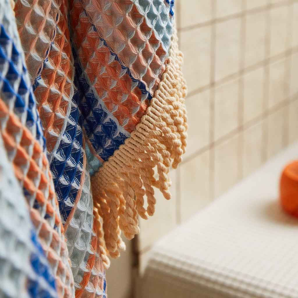 Towels Kanti Waffle Hand Towel - Ultramarine