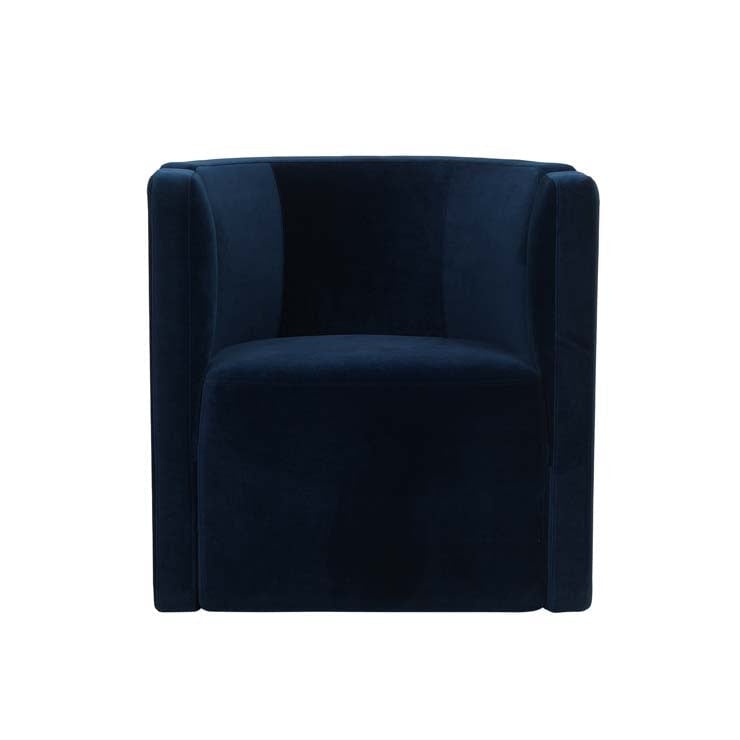 Arm Chairs, Recliners & Sleeper Chairs Navy Velvet Juno Moon Occasional Chair