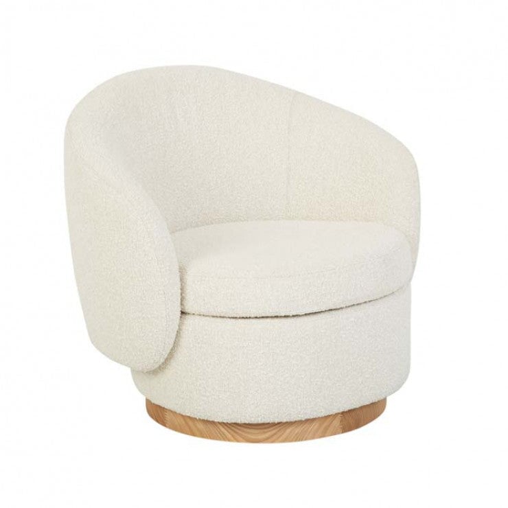 Barley Boucle/Natural Ash Juno Pod Occasional Chair