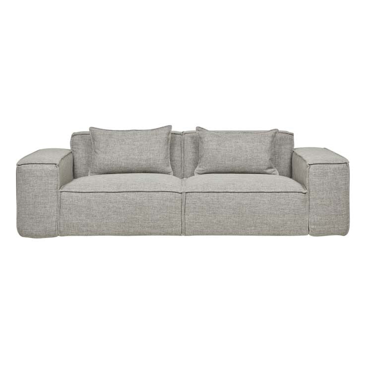 Cement Felix Block 3 Seater Sofa