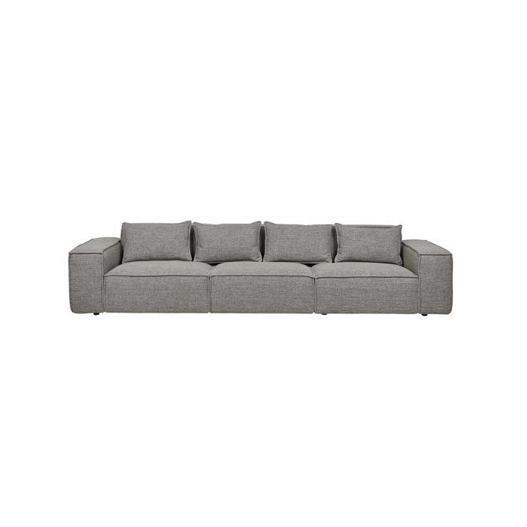 Cement Felix Block 4 Seater Sofa