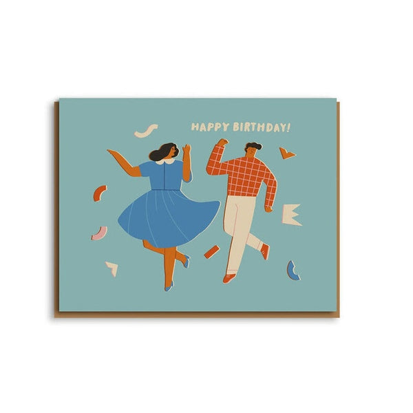 Birthday Dancers Greeting Card