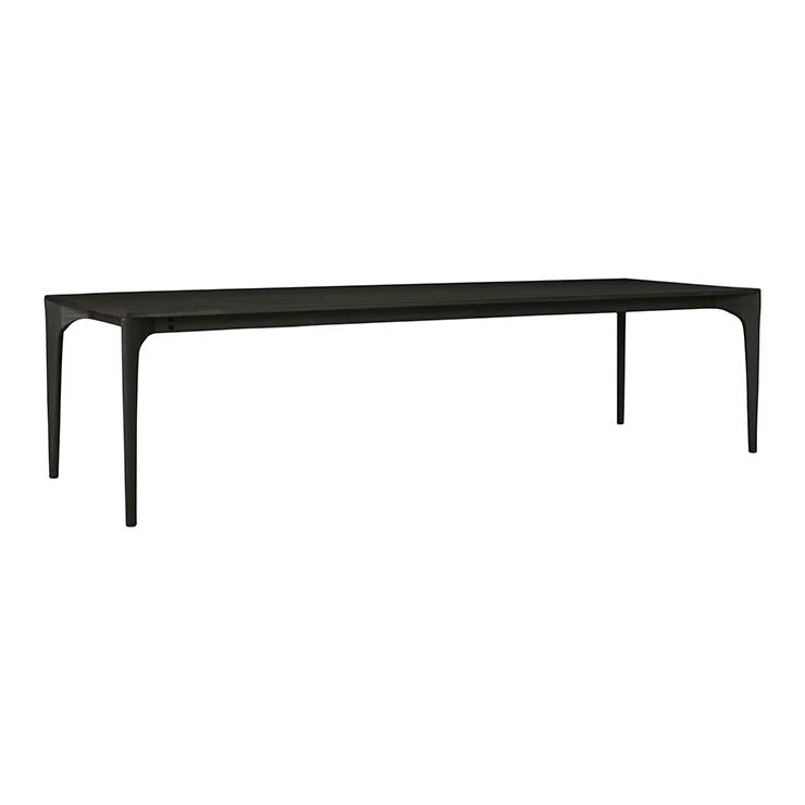 Kitchen & Dining Room Tables 180X90X76 / Black Oak Huxley Curve Dining Table