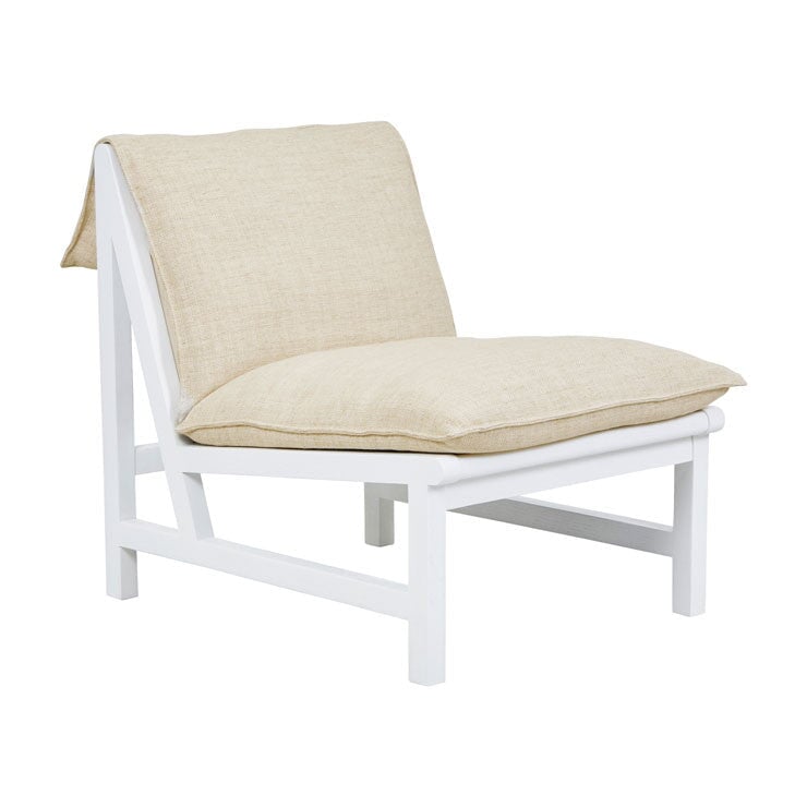 Oatmeal/White Sketch Cantaloupe Occasional Chair