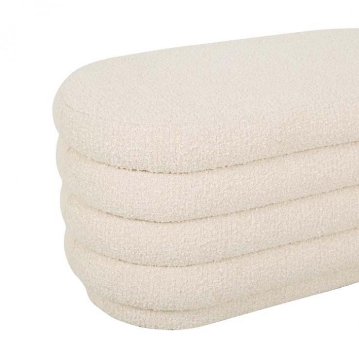 Ottomans Kennedy Ribbed Oval Ottoman