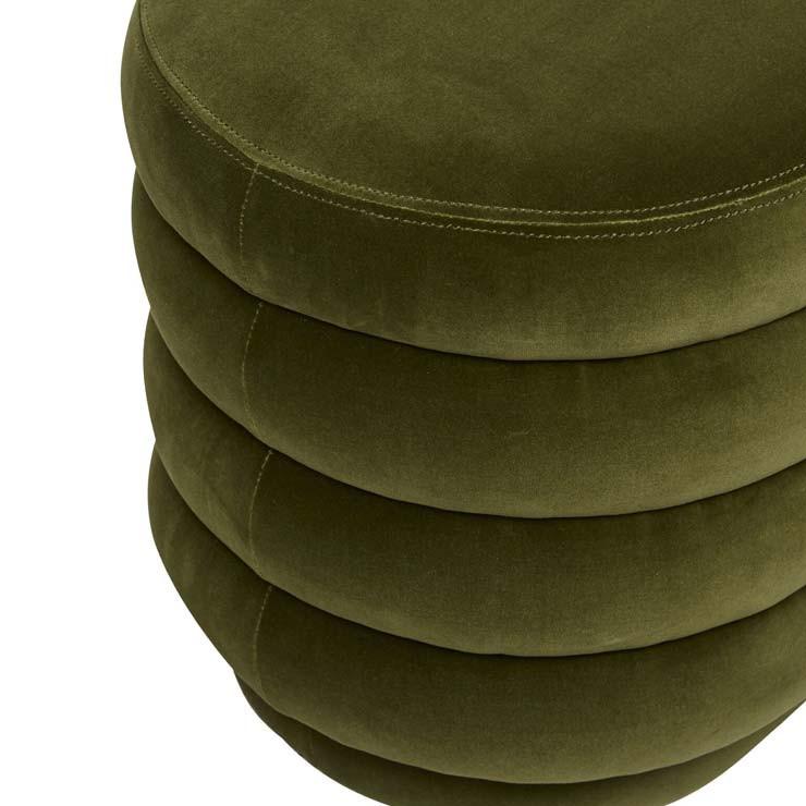 Kennedy Ribbed Round Ottoman