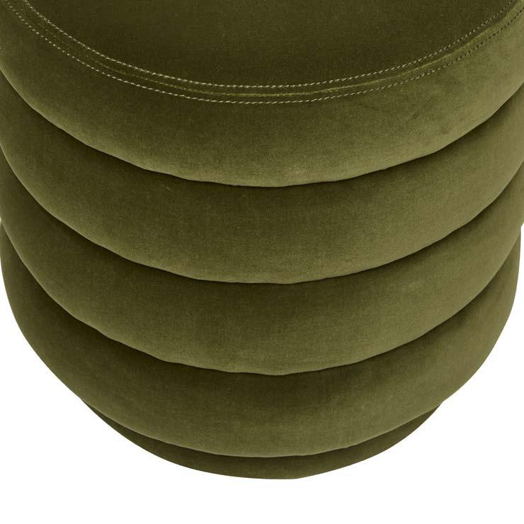 Kennedy Ribbed Round Ottoman