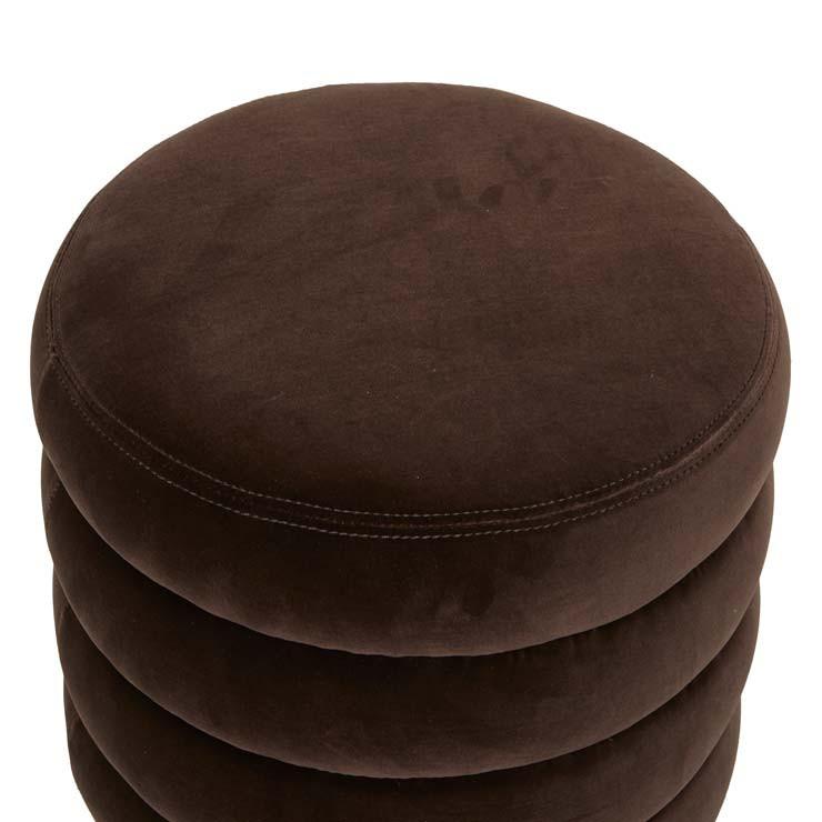 Ottomans Kennedy Ribbed Round Ottoman