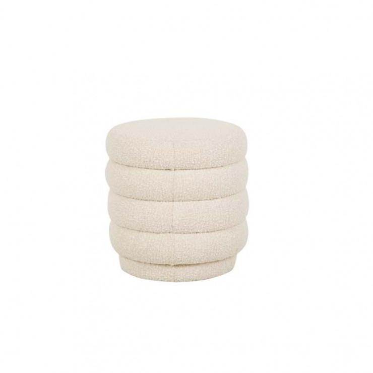 Ottomans Kennedy Ribbed Round Ottoman