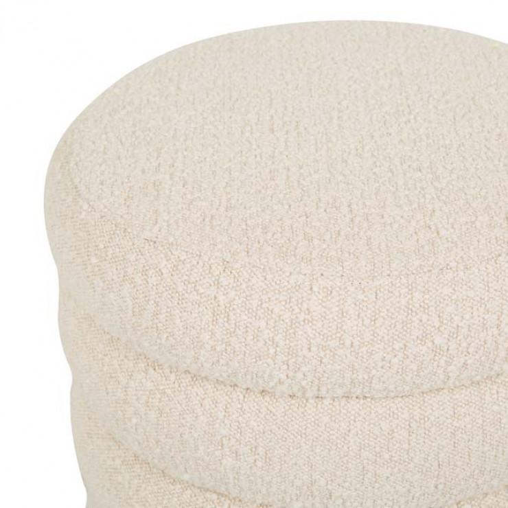 Ottomans Kennedy Ribbed Round Ottoman