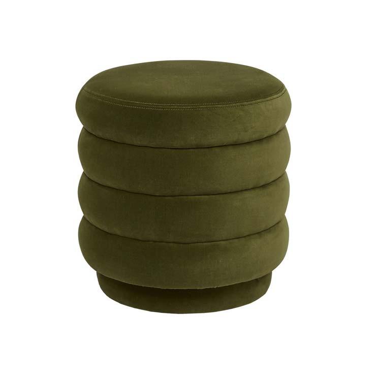 Kennedy Ribbed Round Ottoman